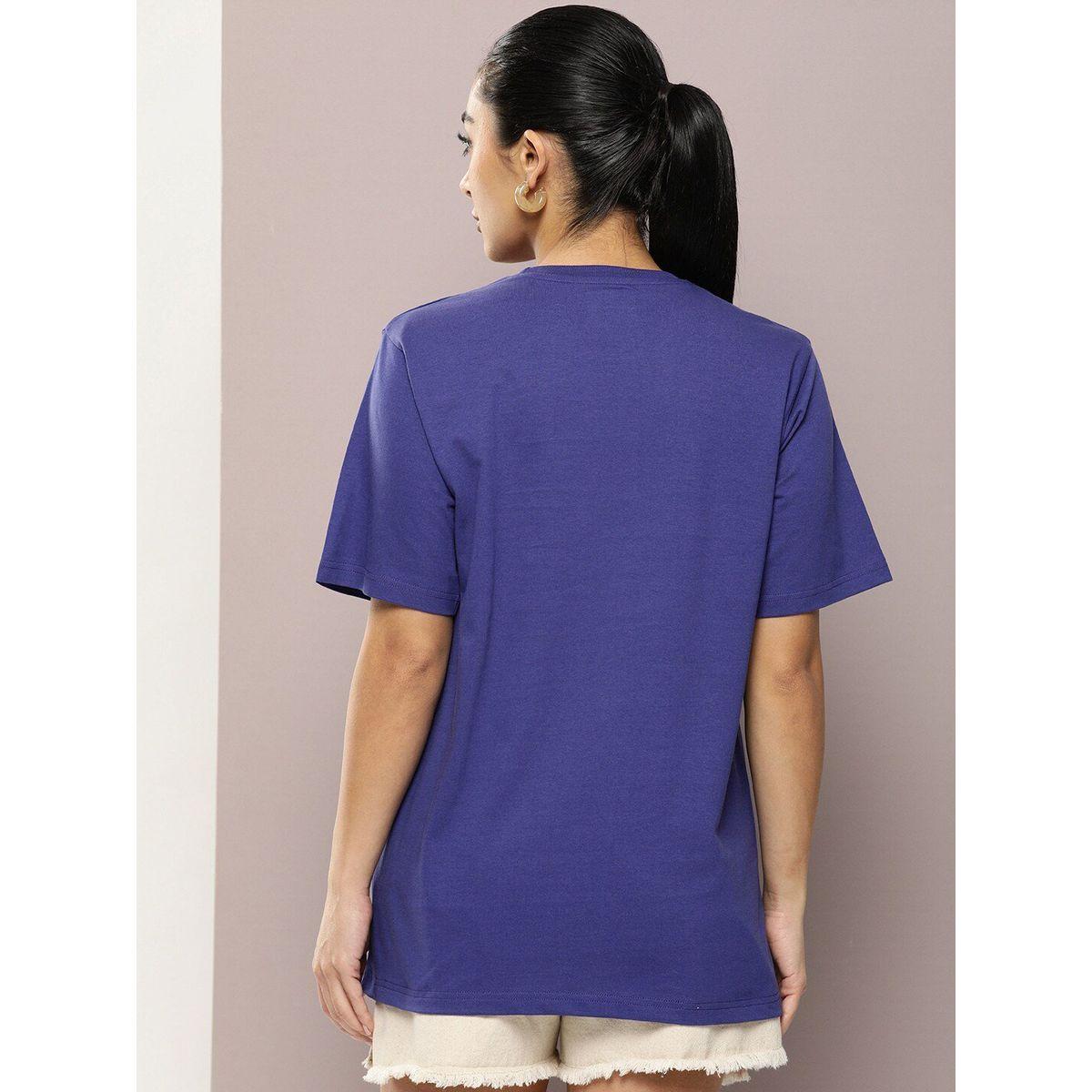 Dillinger X Styli  Oversized Flower Print Round Neck T-Shirt-women-clothing-tshirts-image-4