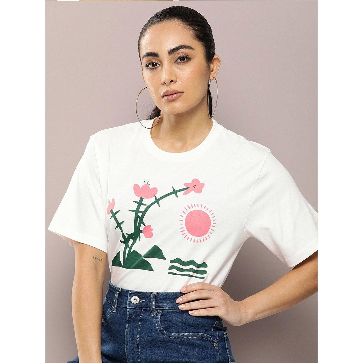 Dillinger X Styli  Oversized Graphic Print Round Neck T-Shirt-women-clothing-tshirts-image-1