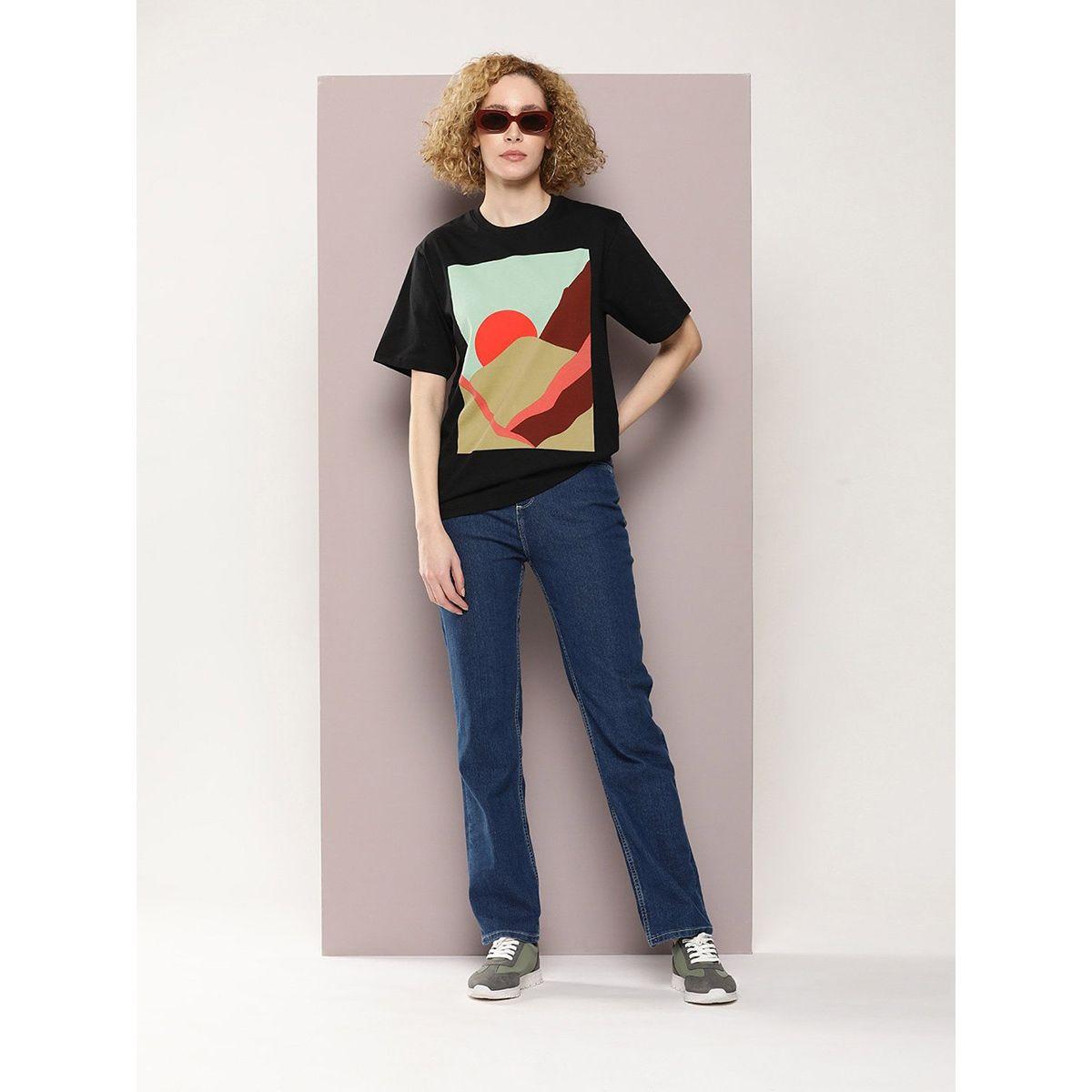 Dillinger X Styli  Oversized Graphic Print Combed Cotton T-Shirt-women-clothing-tshirts-image-5