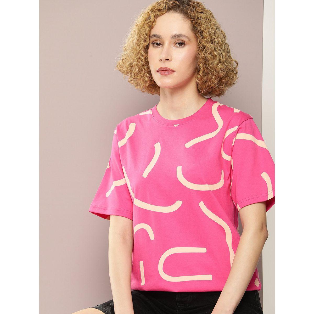 Dillinger X Styli  Oversized Graphic Print Combed Cotton T-Shirt-women-clothing-tshirts-image-1