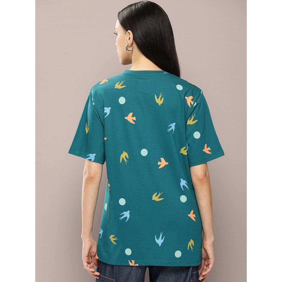 Dillinger X Styli  Oversized Graphic Print Longline T-Shirt-women-clothing-tshirts-image-4