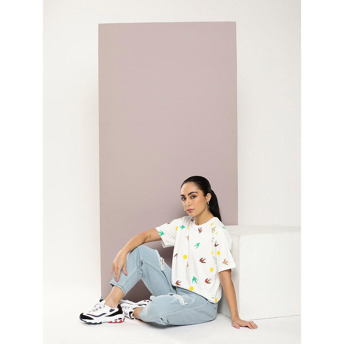 Dillinger X Styli  Oversized Graphic Print Longline T-Shirt-women-clothing-tshirts-image-5