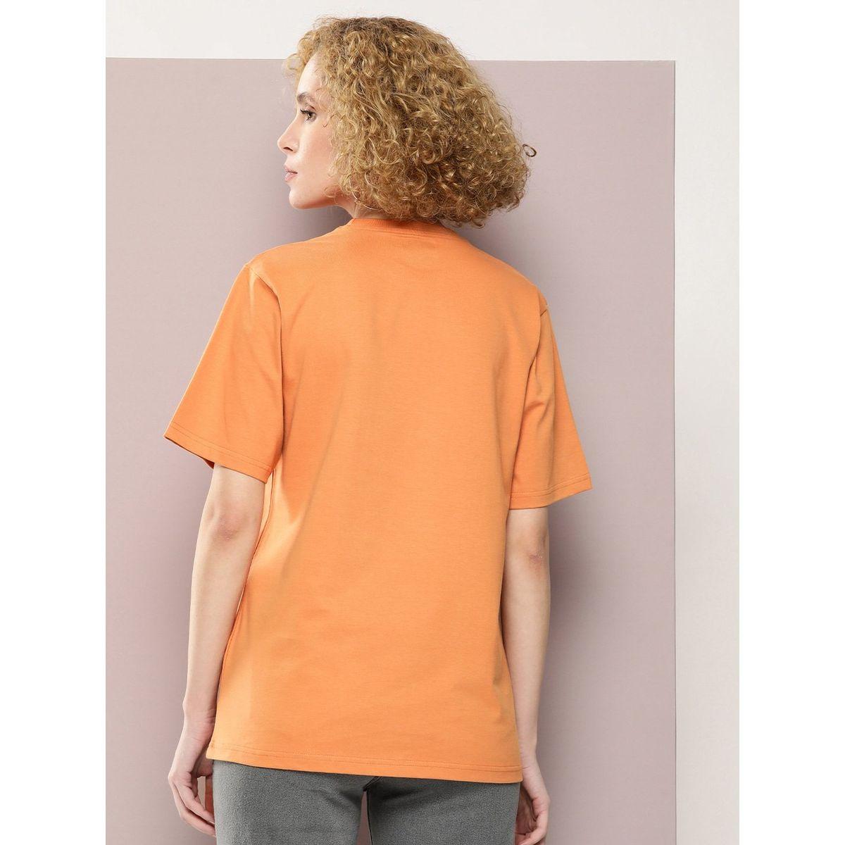 تيشيرت فضفاض مطبع بطبعة جرافيك ديلينجر × ستايلي-women-clothing-tshirts-image-4
