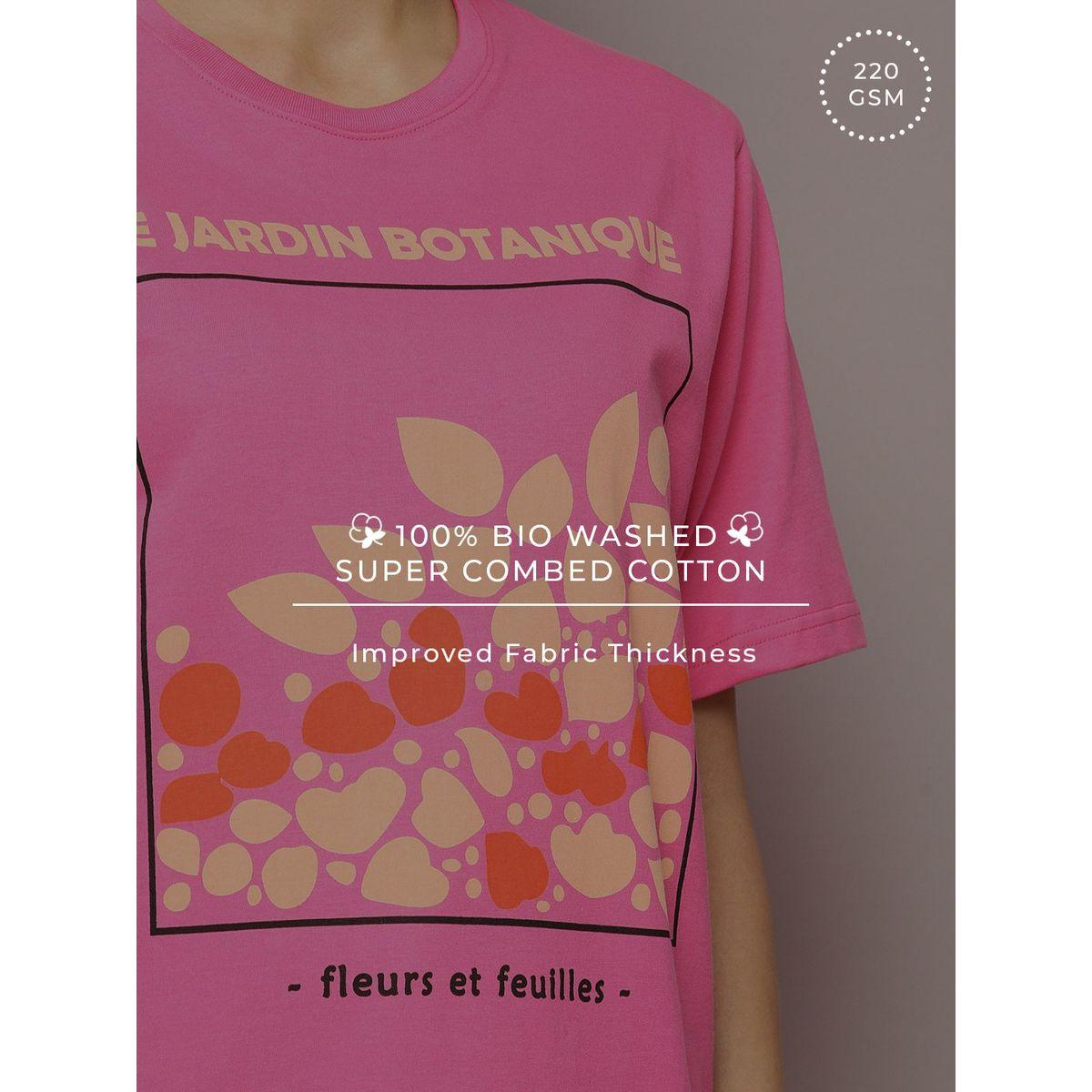 Dillinger X Styli  Oversized Flower Graphic Print T-Shirt-women-clothing-tshirts-image-6