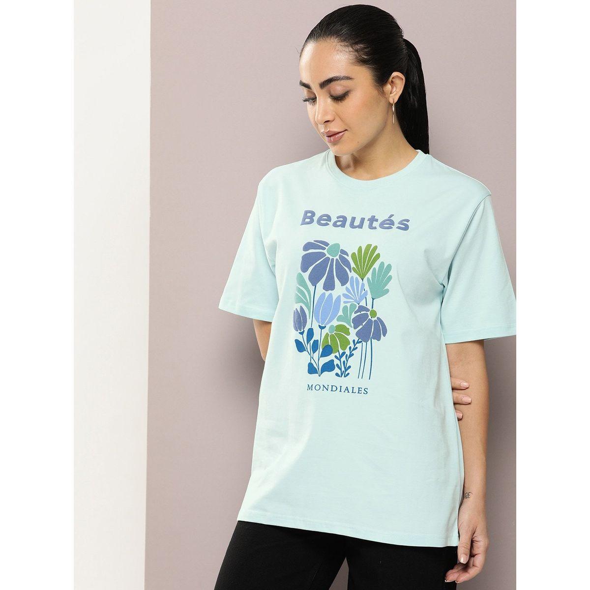 Dillinger X Styli  Oversized Beautes Embossed Print T-Shirt-women-clothing-tshirts-image-3