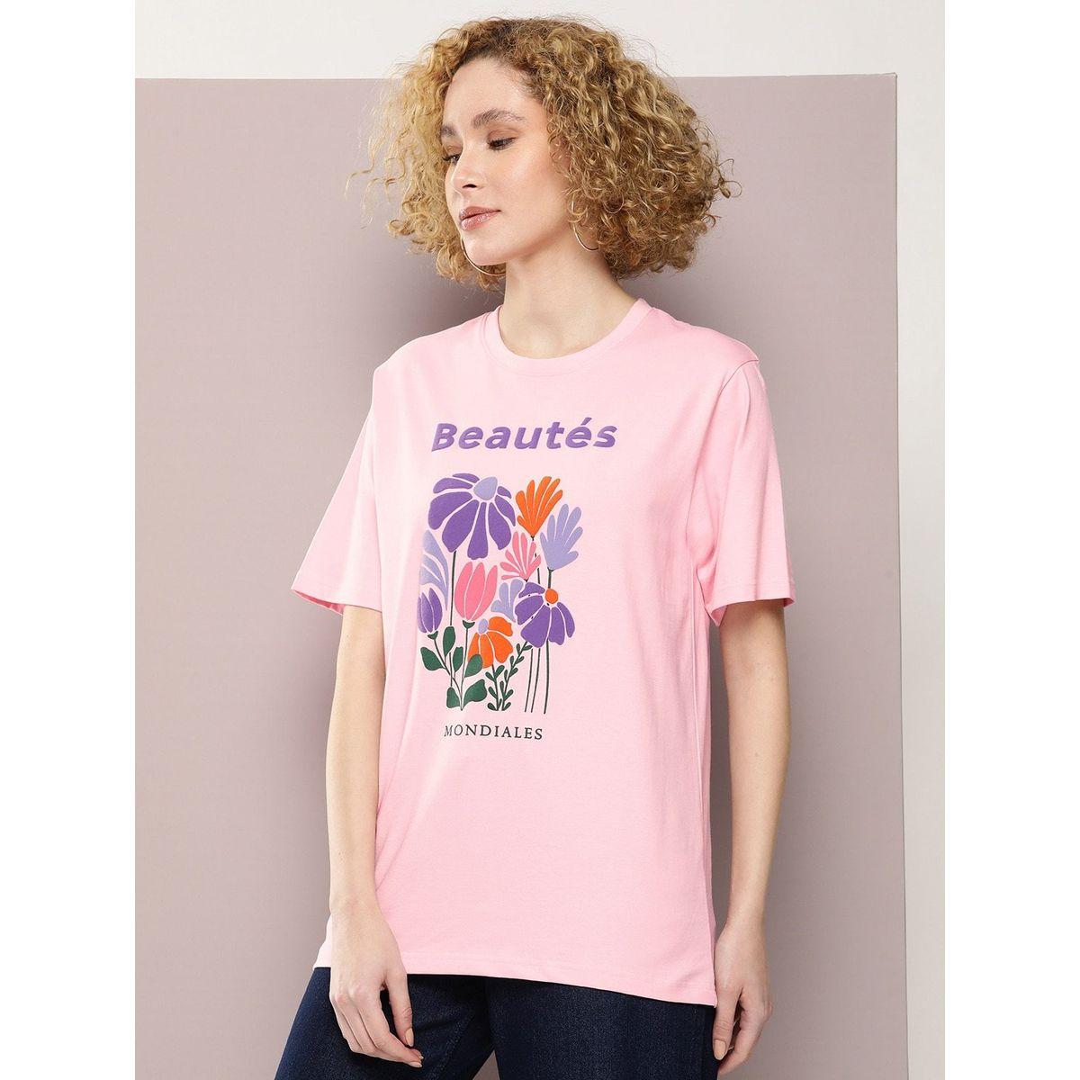 Dillinger X Styli  Oversized Beautes Embossed Print T-Shirt-women-clothing-tshirts-image-3
