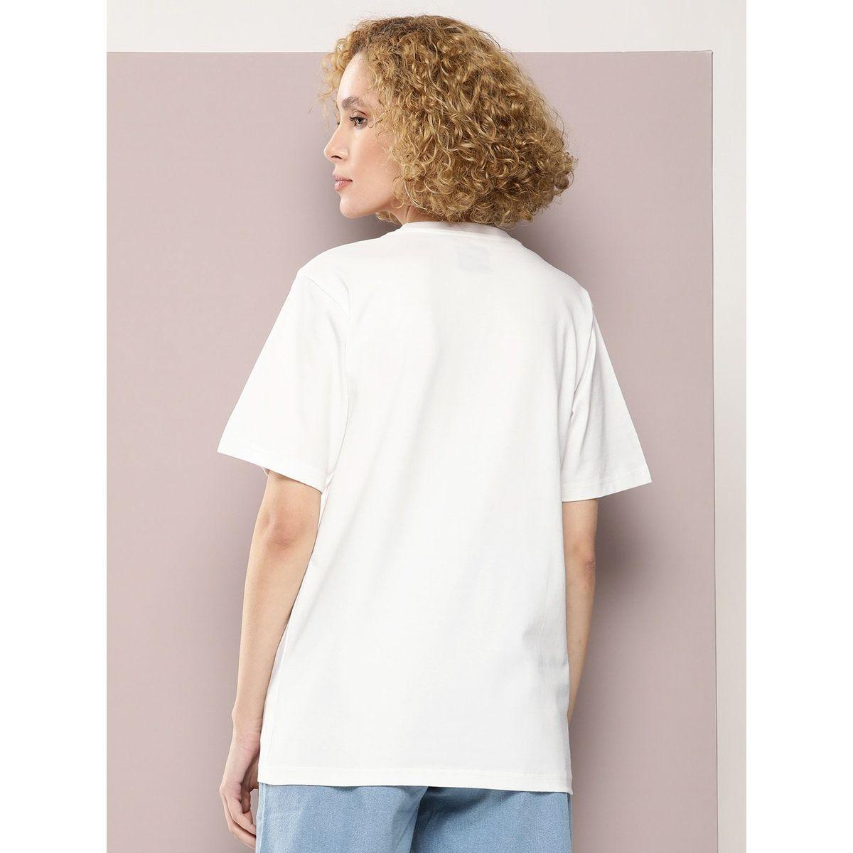 تيشيرت فضفاض مطبع بطبعة جرافيك ديلينجر × ستايلي-women-clothing-tshirts-image-4