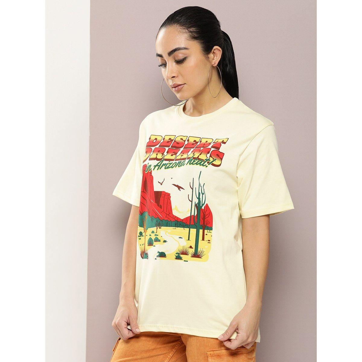 Dillinger X Styli  Oversized Desert Dreams Graphic Print T-Shirt-women-clothing-tshirts-image-4