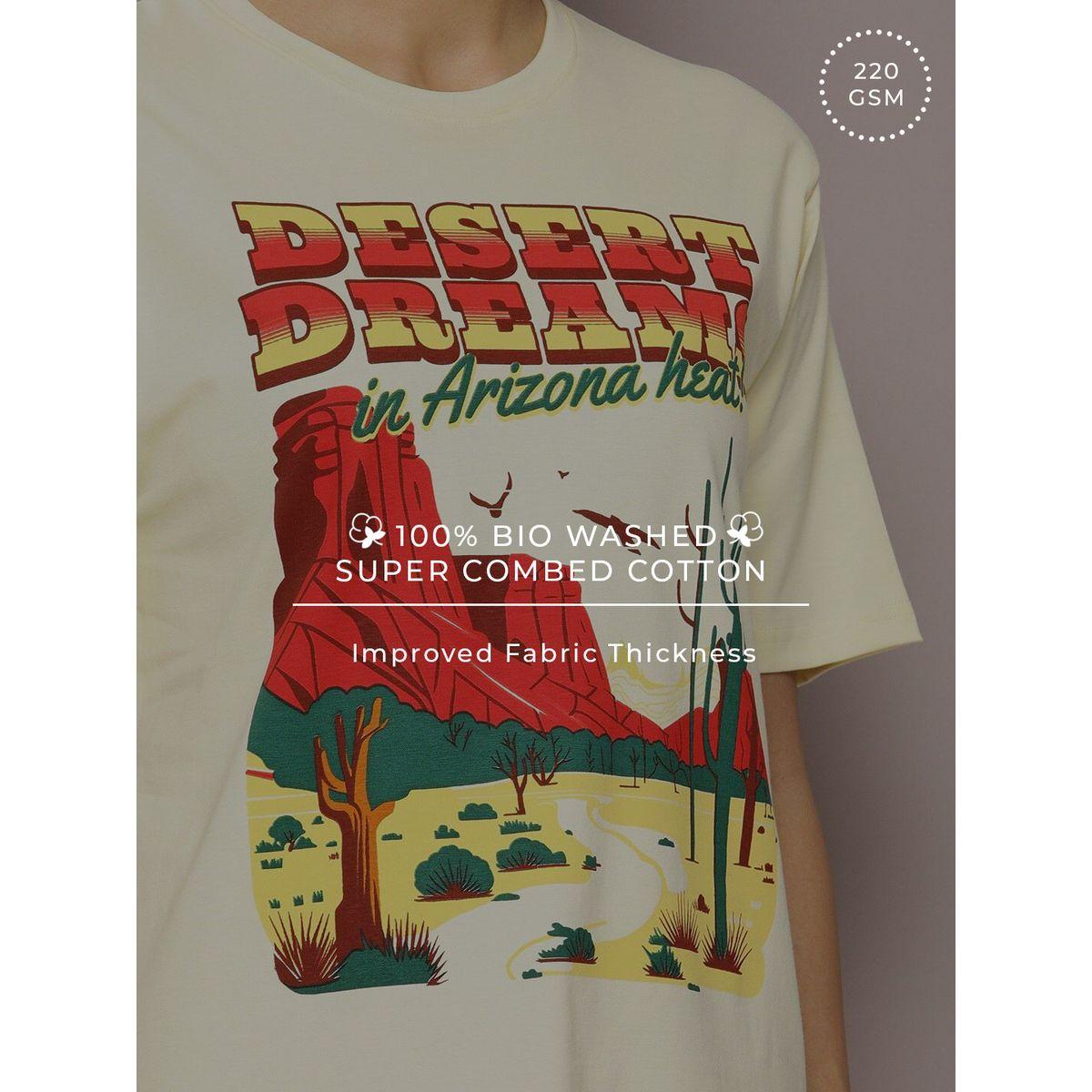 Dillinger X Styli  Oversized Desert Dreams Graphic Print T-Shirt-women-clothing-tshirts-image-6