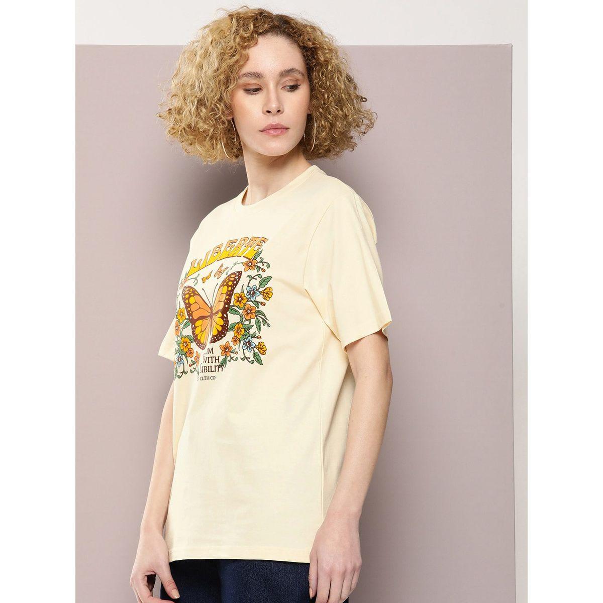 Dillinger X Styli  Oversized Butterfly Graphic Print T-Shirt-women-clothing-tshirts-image-3