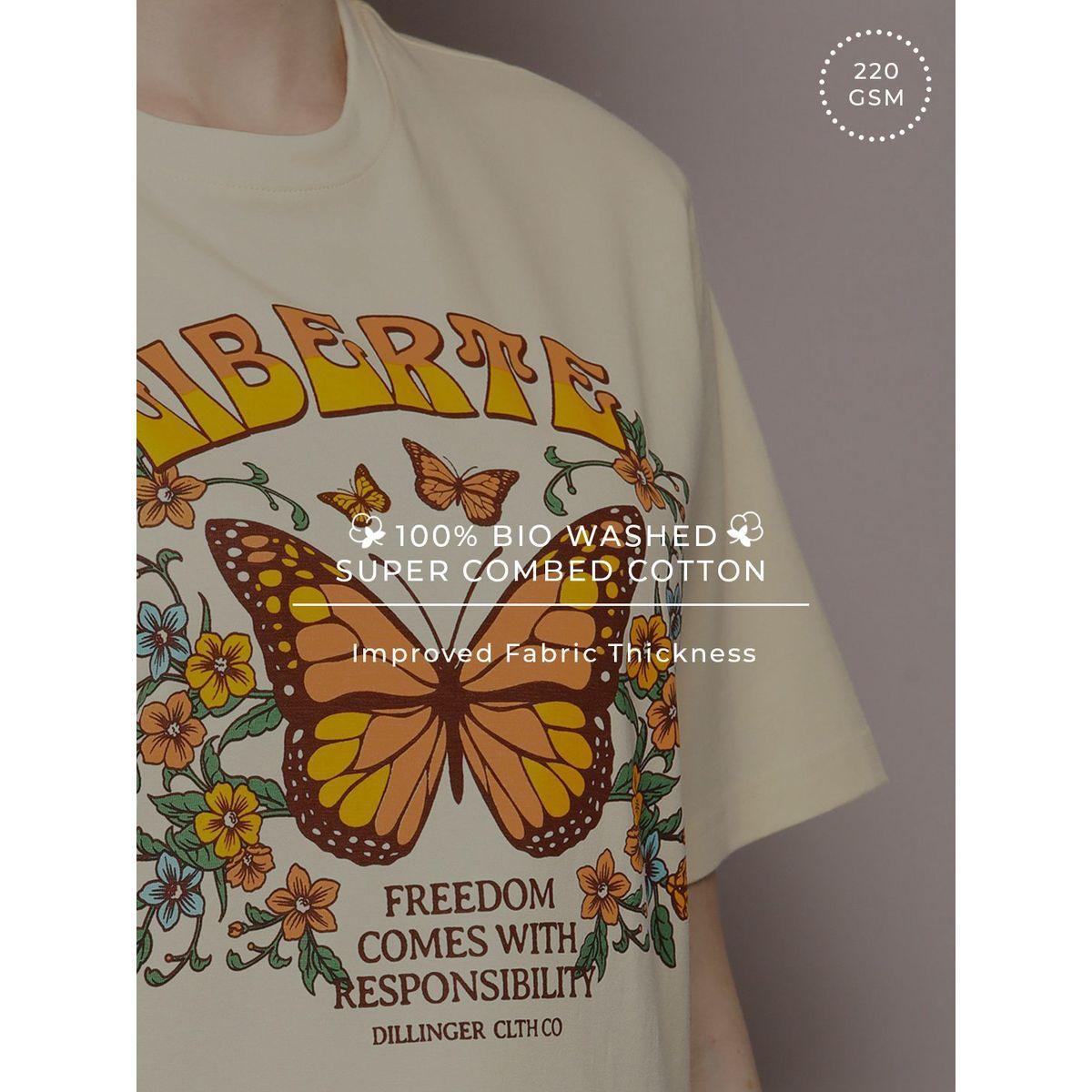 Dillinger X Styli  Oversized Butterfly Graphic Print T-Shirt-women-clothing-tshirts-image-6
