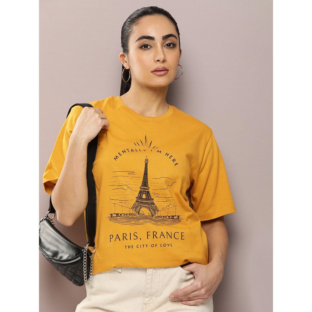 Dillinger X Styli  Oversized Paris Graphic Print T-Shirt-women-clothing-tshirts-image-1