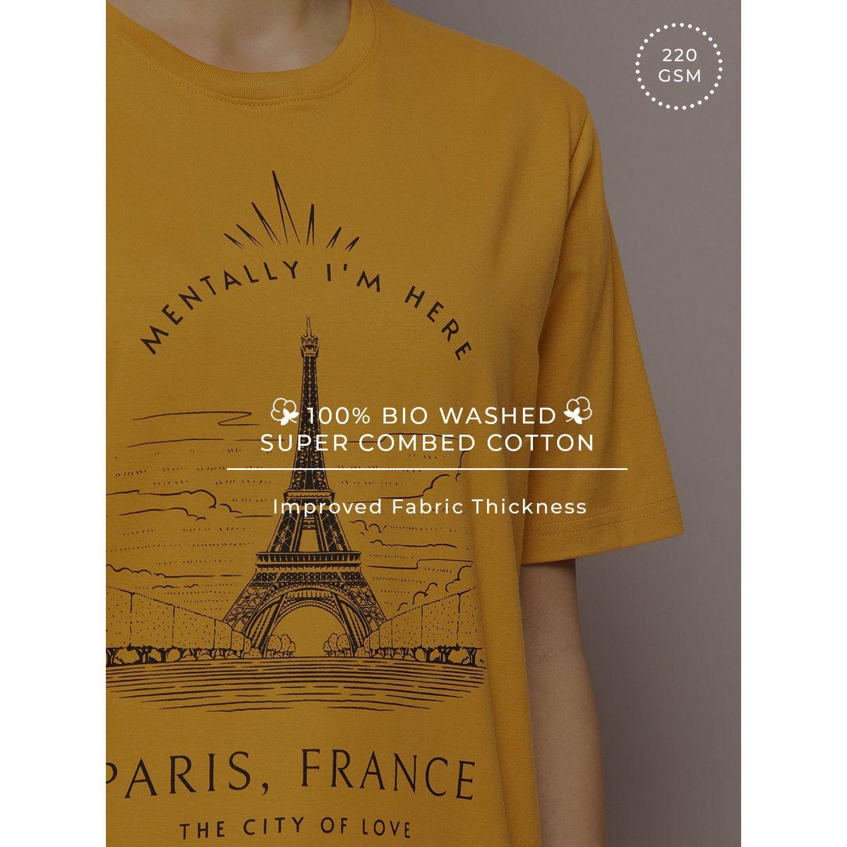 تيشيرت فضفاض مطبع بطبعة جرافيك ديلينجر × ستايلي-women-clothing-tshirts-image-6