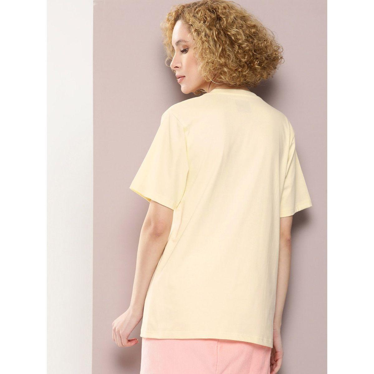 تيشيرت فضفاض مطبع بطبعة جرافيك ديلينجر × ستايلي-women-clothing-tshirts-image-4