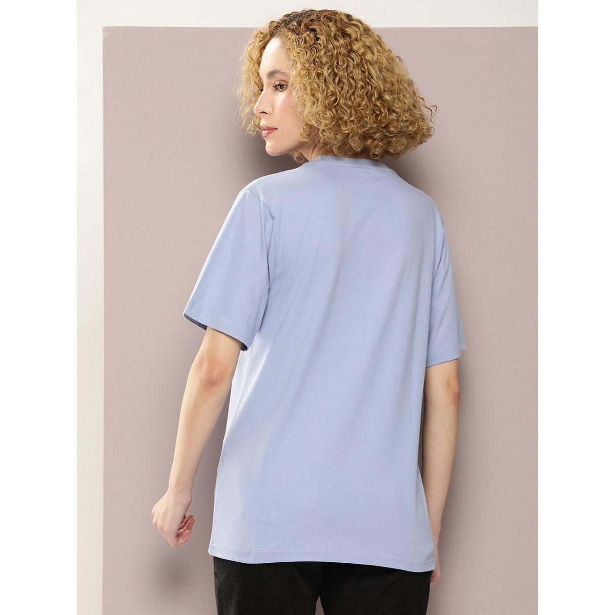 Dillinger X Styli  Oversized Sandy Graphic Print Combed Cotton T-Shirt-women-clothing-tshirts-image-4