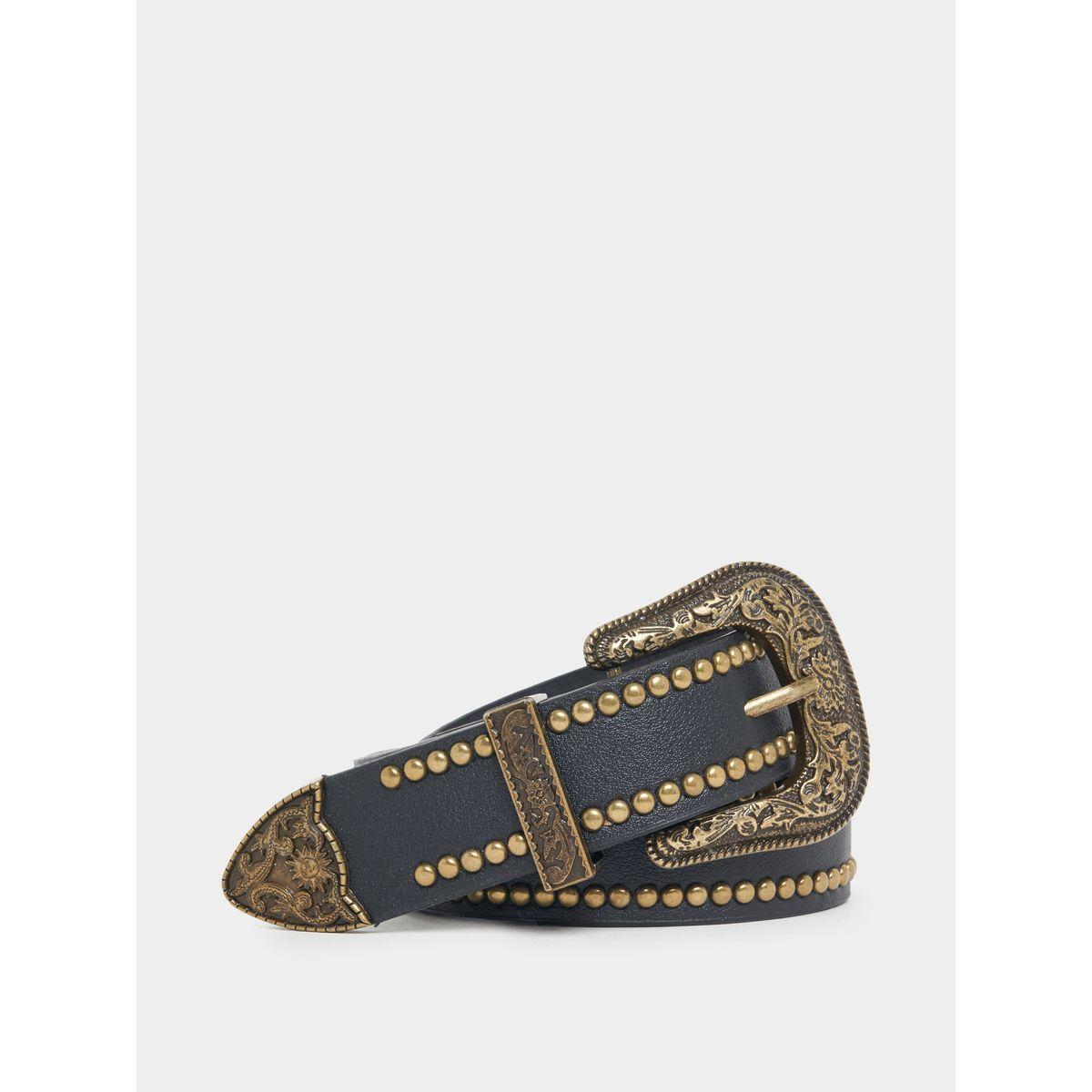 Styli Studs Design Slim Belt-women-clothingaccessories-belts-image-1