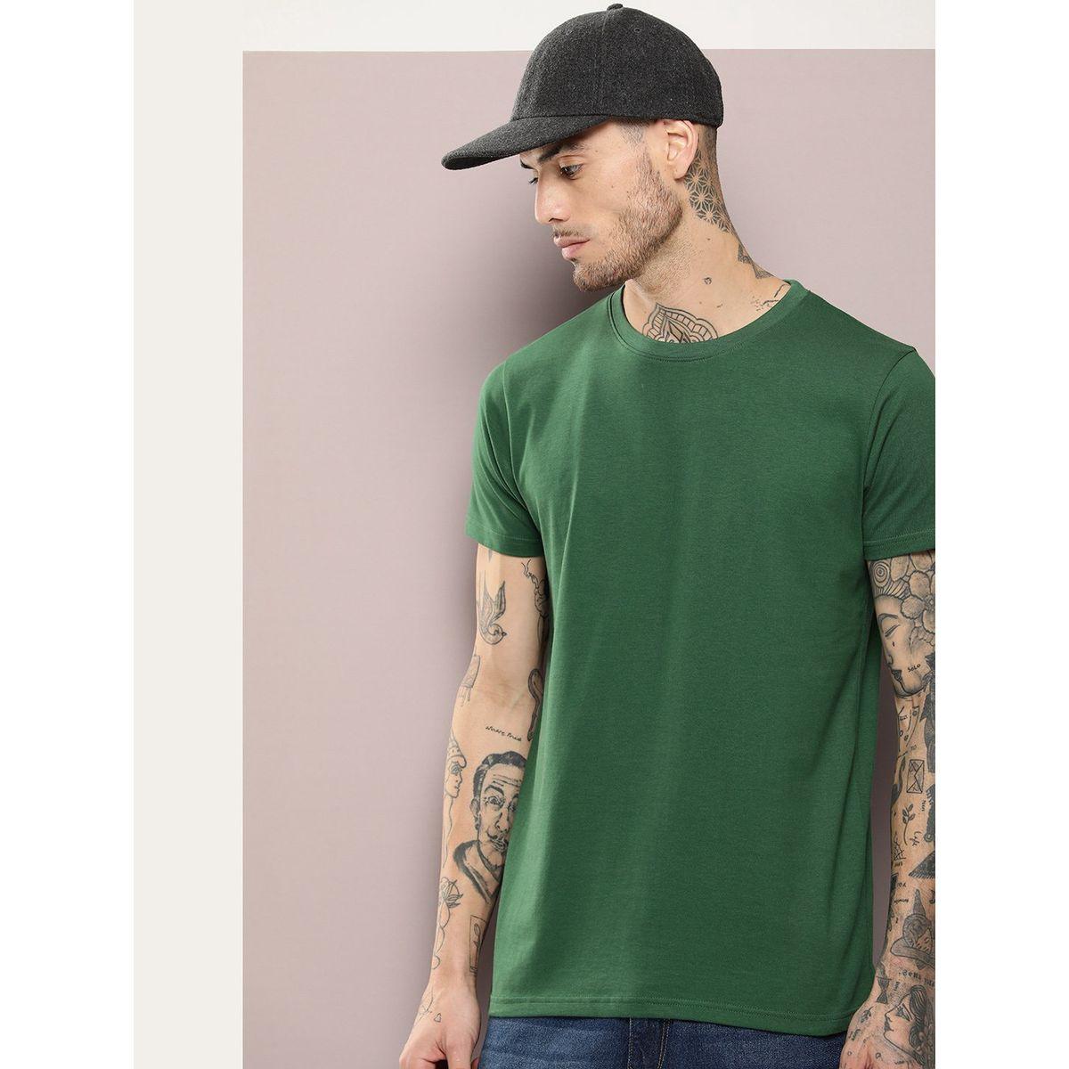 Dillinger X Styli  Plain Cotton Regular Fit T-Shirt-men-clothing-tshirtsandpolos-tshirts-image-1