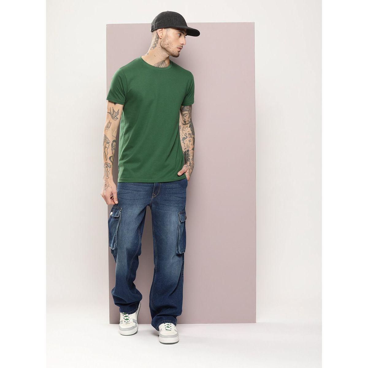 Dillinger X Styli  Plain Cotton Regular Fit T-Shirt-men-clothing-tshirtsandpolos-tshirts-image-4