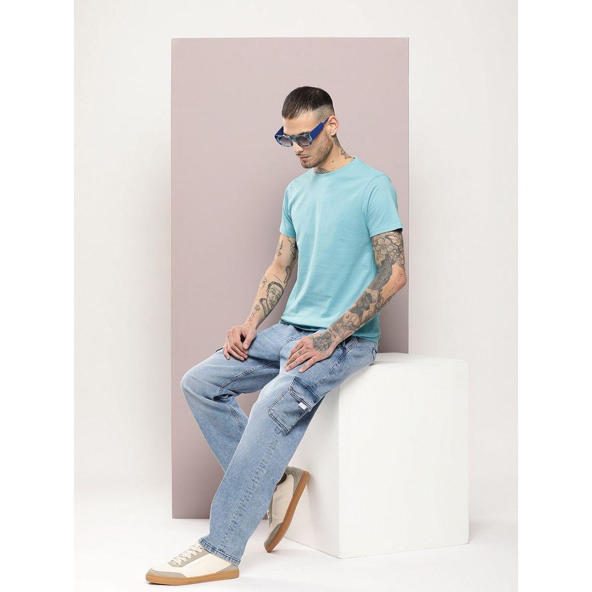 Dillinger X Styli  Plain Cotton Regular Fit T-Shirt-men-clothing-tshirtsandpolos-tshirts-image-4