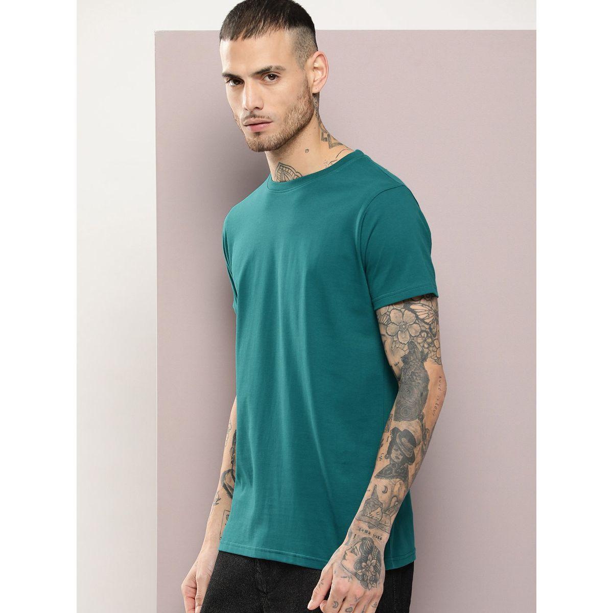 Dillinger X Styli  Plain Cotton Regular Fit T-Shirt-men-clothing-tshirtsandpolos-tshirts-image-1