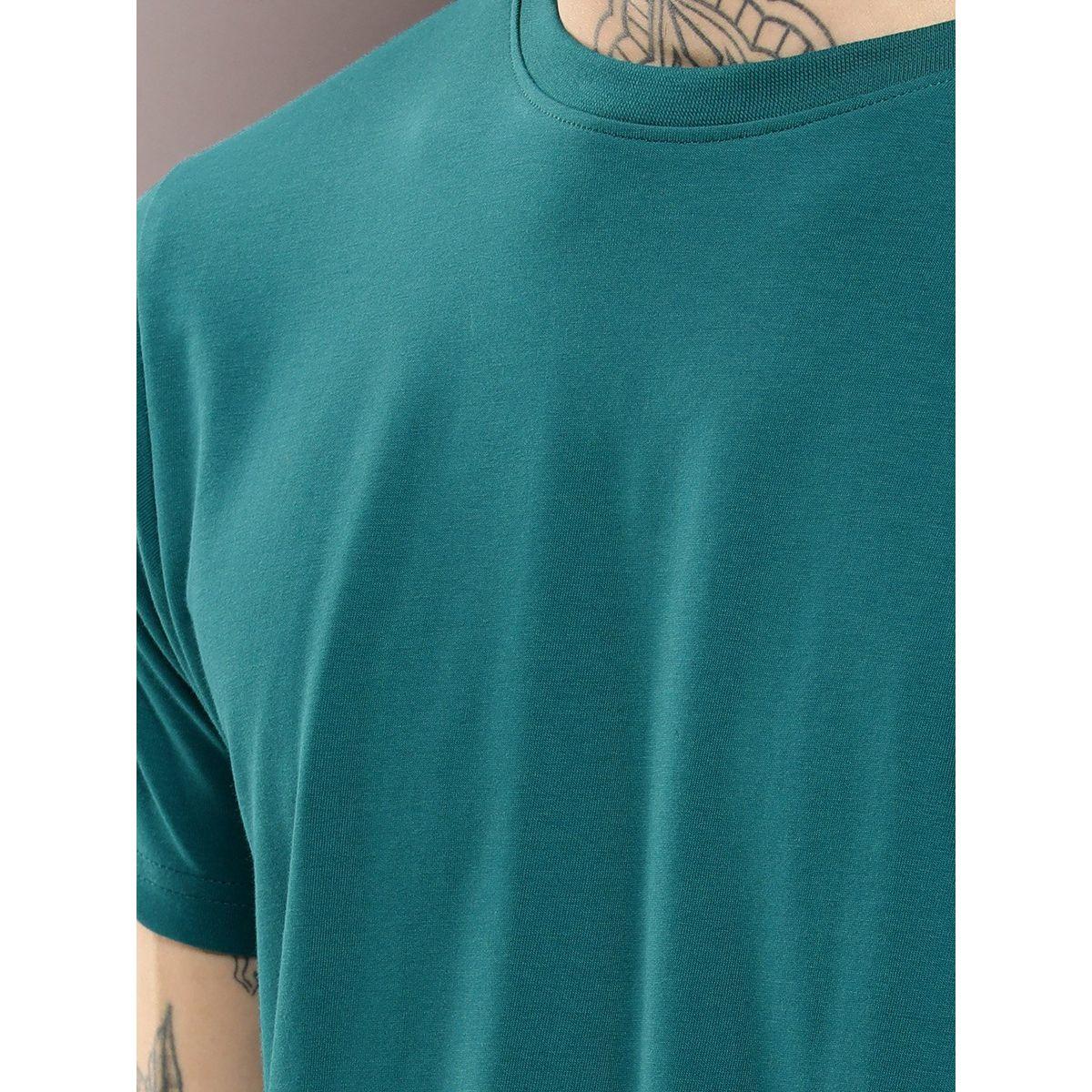 تيشيرت قطن سادة بقصة عادية ديلينجر × ستايلي-men-clothing-tshirtsandpolos-tshirts-image-2