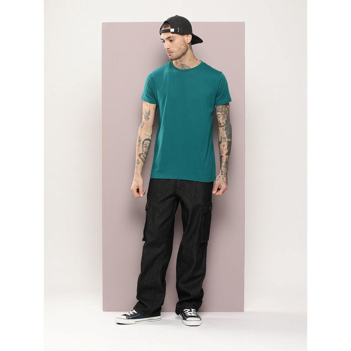 Dillinger X Styli  Plain Cotton Regular Fit T-Shirt-men-clothing-tshirtsandpolos-tshirts-image-4