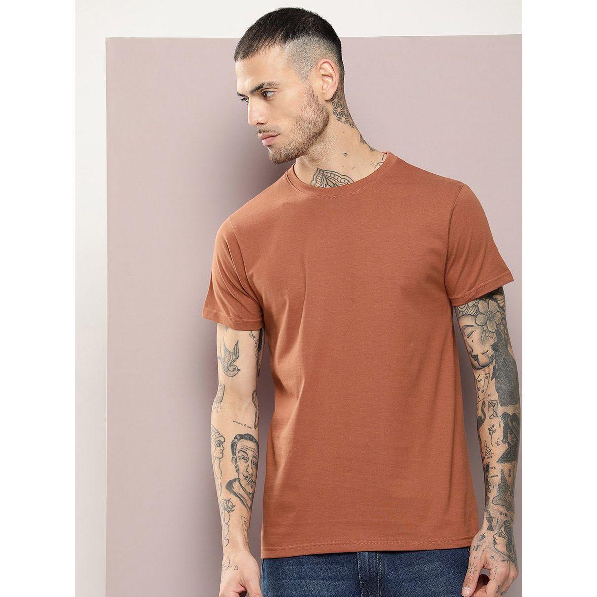 Dillinger X Styli  Plain Cotton Regular Fit T-Shirt-men-clothing-tshirtsandpolos-tshirts-image-1