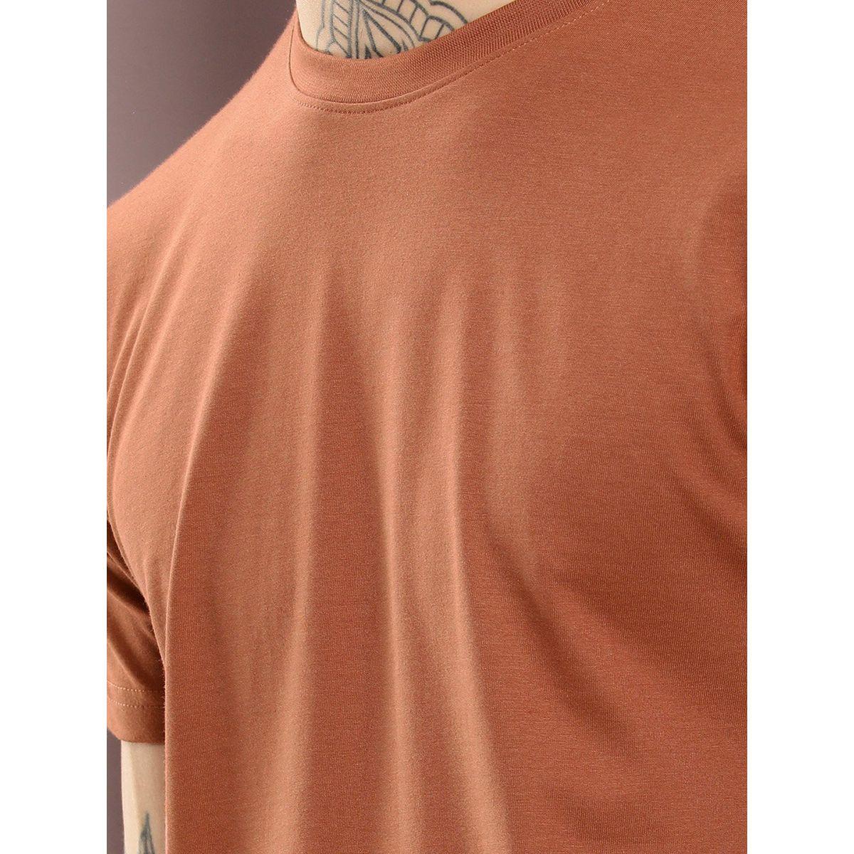 تيشيرت قطن سادة بقصة عادية ديلينجر × ستايلي-men-clothing-tshirtsandpolos-tshirts-image-2