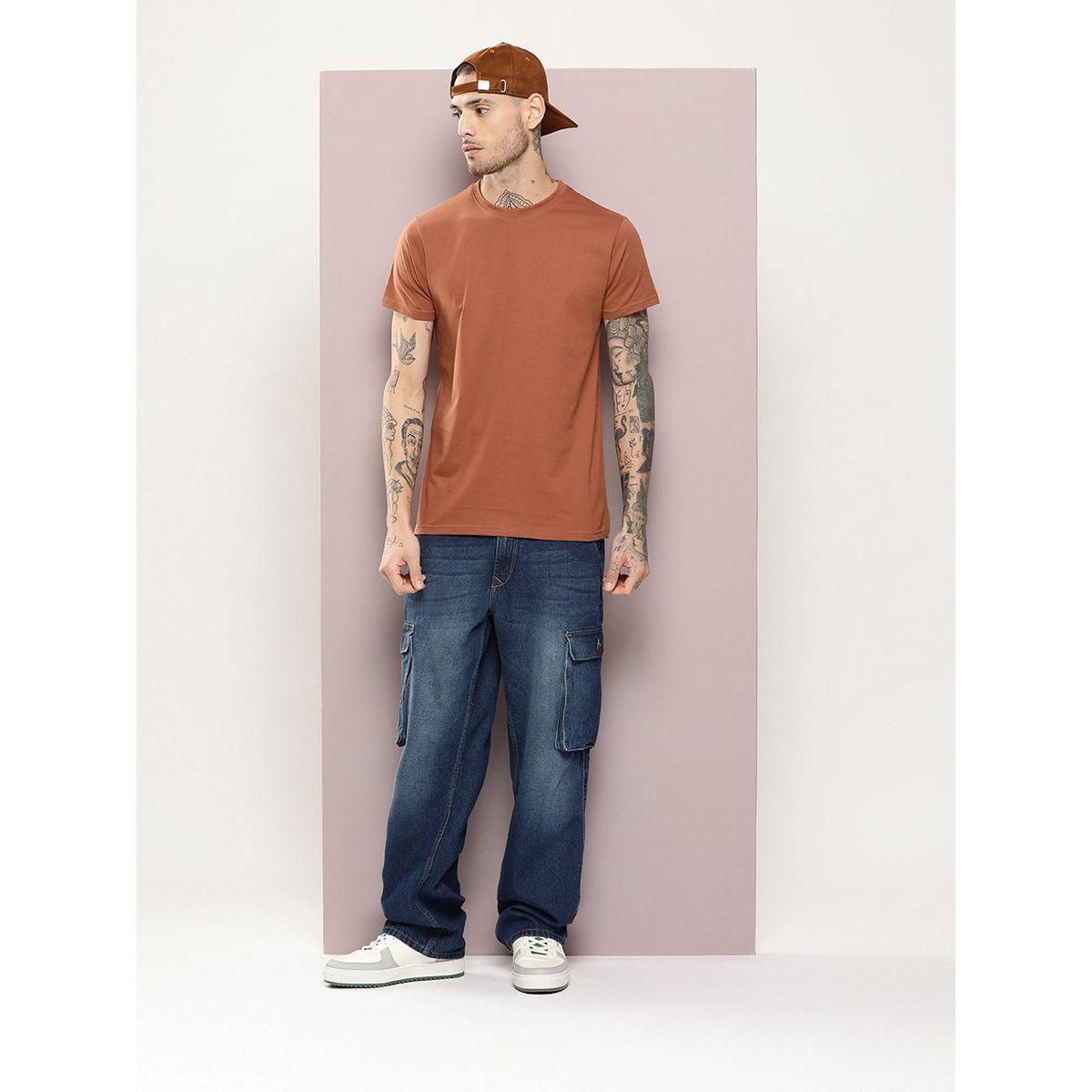 Dillinger X Styli  Plain Cotton Regular Fit T-Shirt-men-clothing-tshirtsandpolos-tshirts-image-4