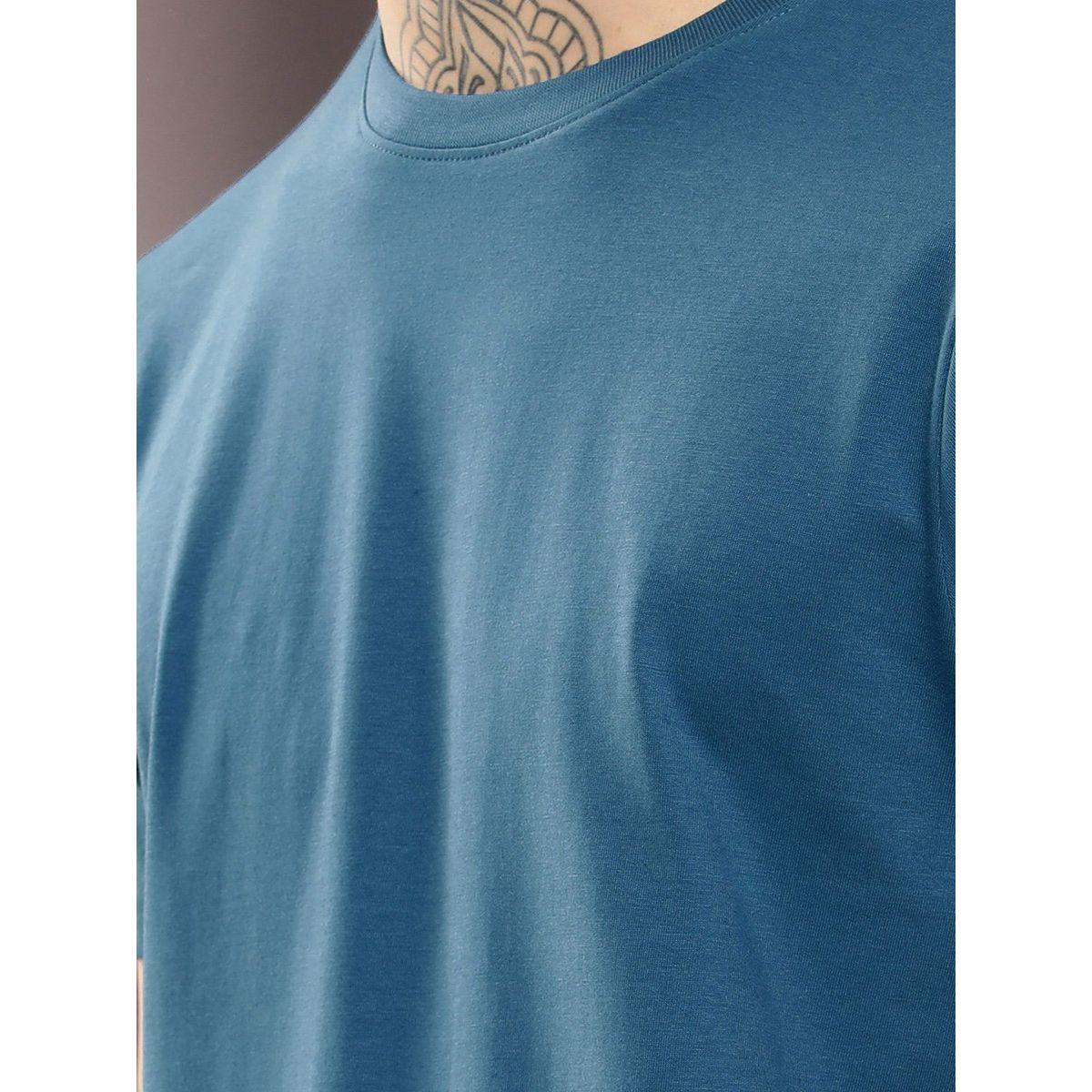 تيشيرت قطن سادة بقصة عادية ديلينجر × ستايلي-men-clothing-tshirtsandpolos-tshirts-image-2