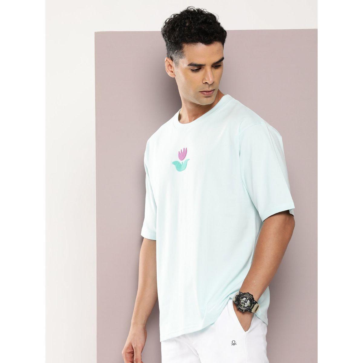 Dillinger X Styli  Flower Puff Graphic Print Oversized T-Shirt-men-clothing-tshirtsandpolos-tshirts-image-2