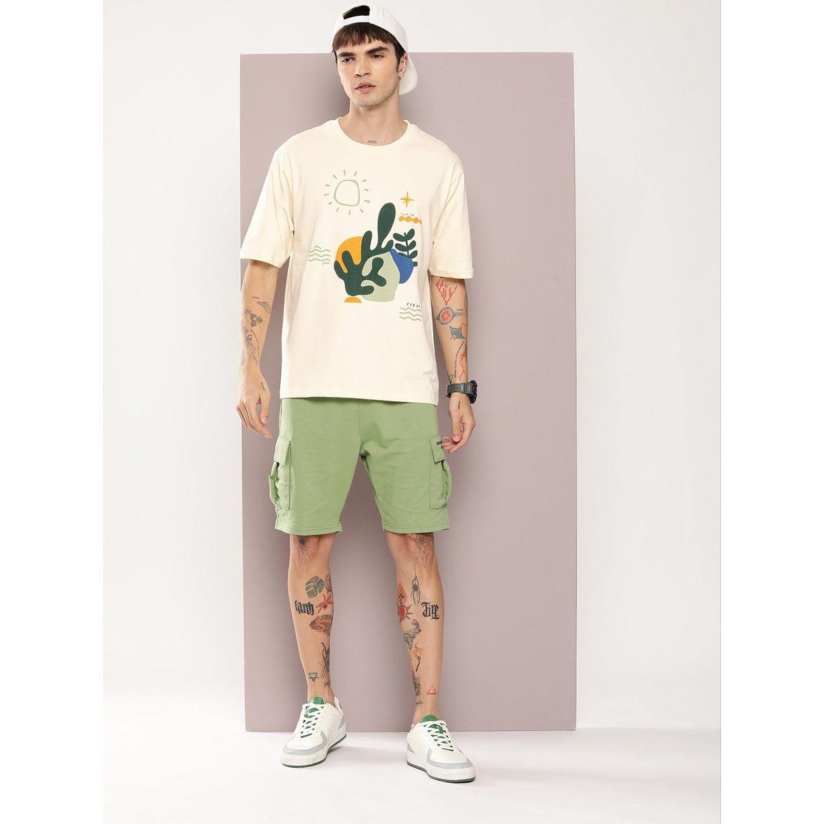 تيشيرت فضفاض مطبع بطبعة جرافيك ديلينجر × ستايلي-men-clothing-tshirtsandpolos-tshirts-image-4