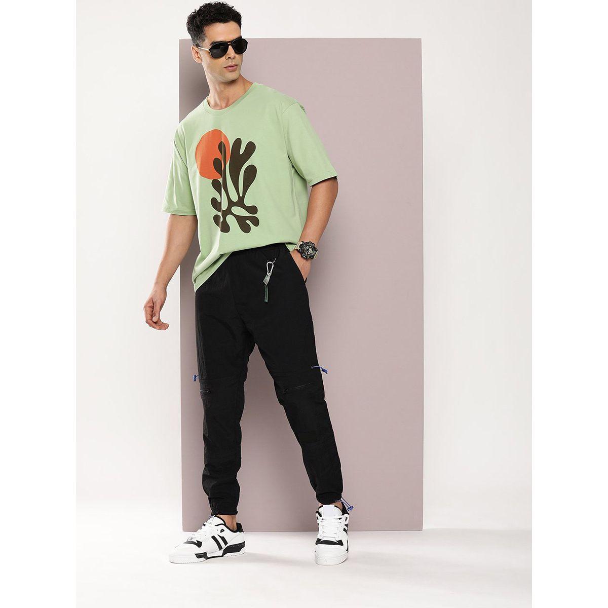 تيشيرت فضفاض مطبع بطبعة جرافيك ديلينجر × ستايلي-men-clothing-tshirtsandpolos-tshirts-image-4