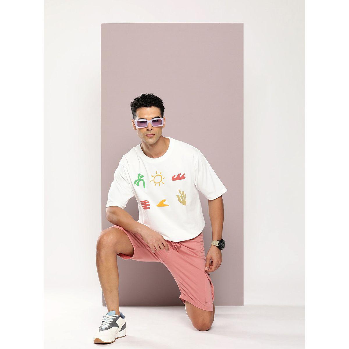 تيشيرت فضفاض مطبع بطبعة جرافيك ديلينجر × ستايلي-men-clothing-tshirtsandpolos-tshirts-image-4