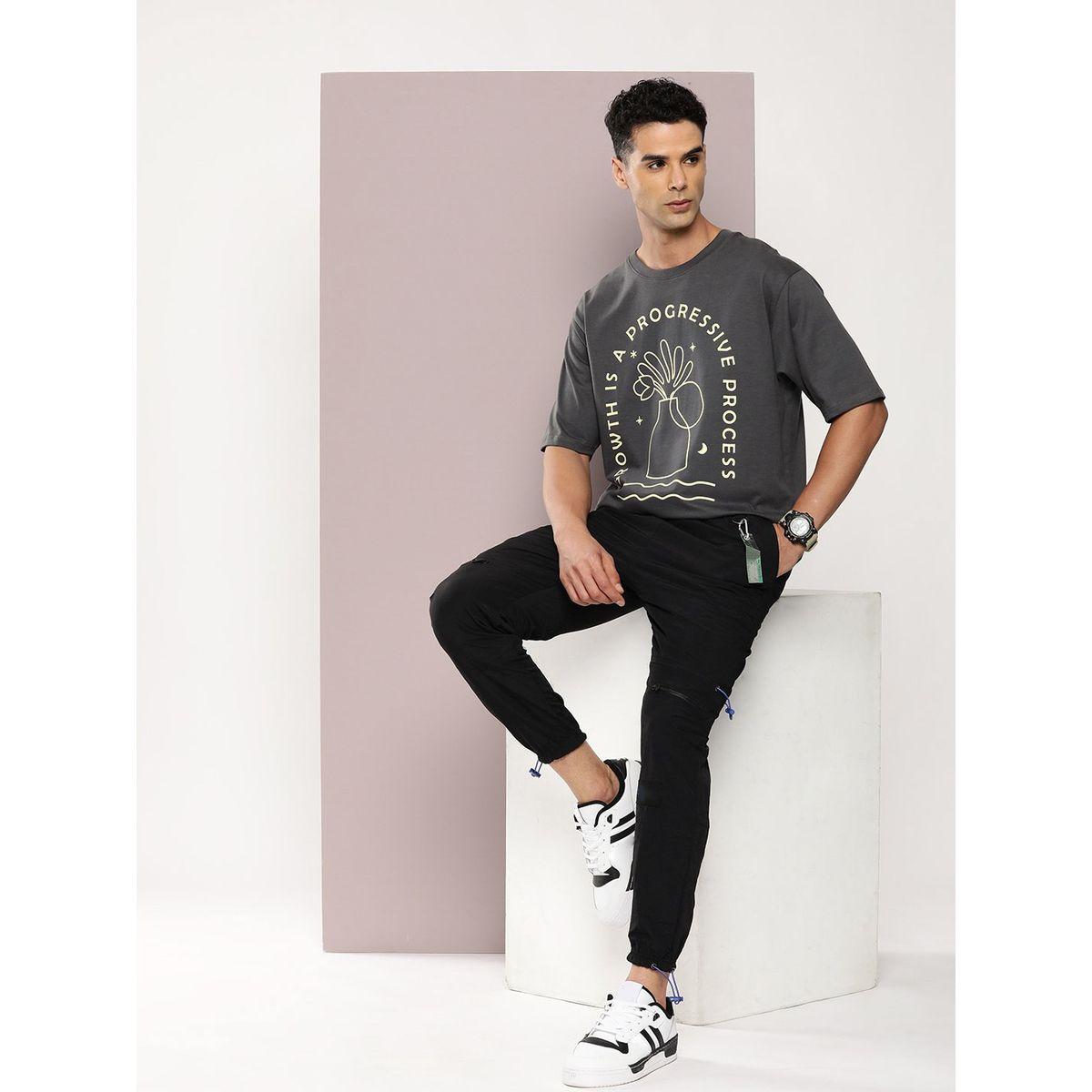 تيشيرت فضفاض مطبع بطبعة جرافيك ديلينجر × ستايلي-men-clothing-tshirtsandpolos-tshirts-image-4