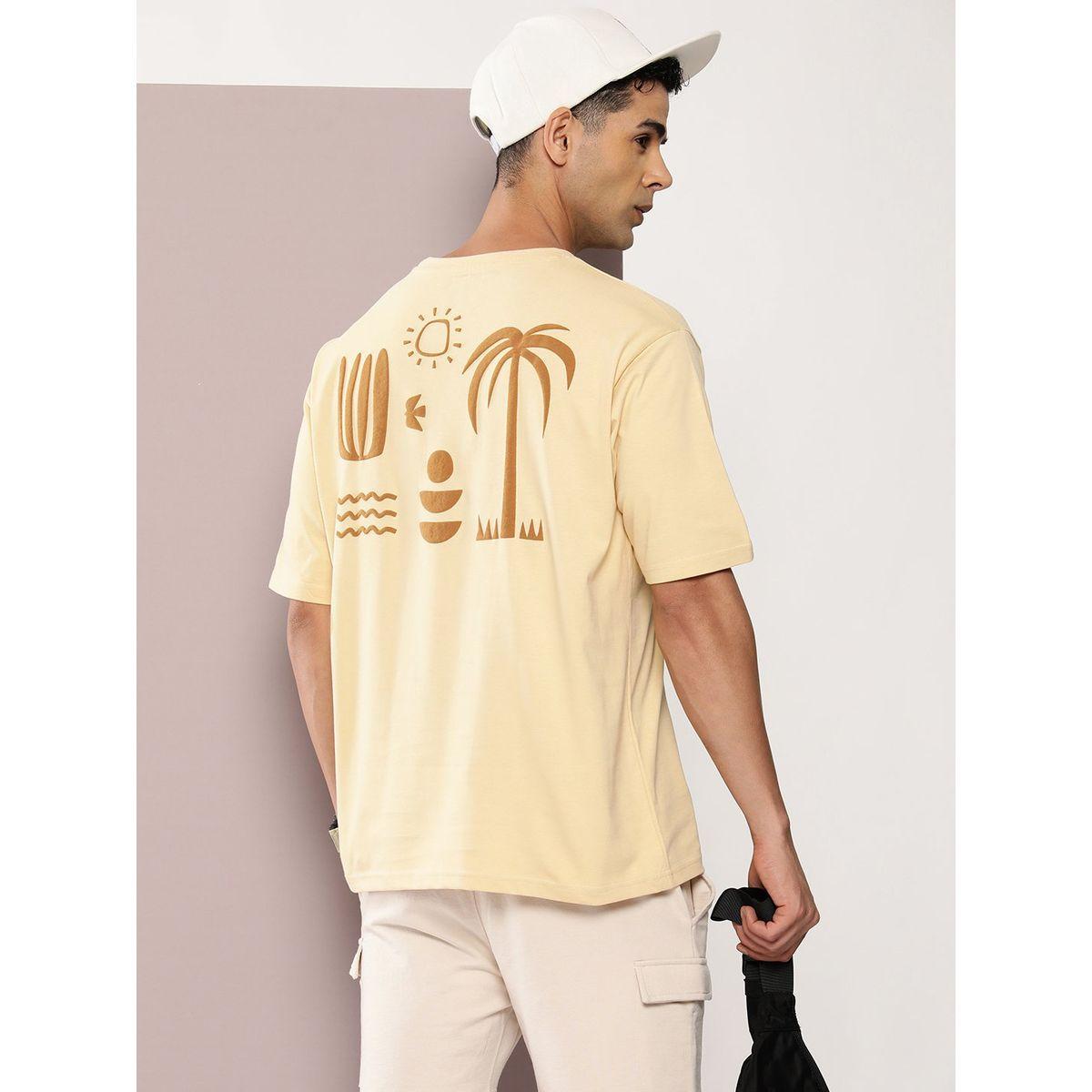 تيشيرت فضفاض مطبع بطبعة جرافيك ديلينجر × ستايلي-men-clothing-tshirtsandpolos-tshirts-image-1