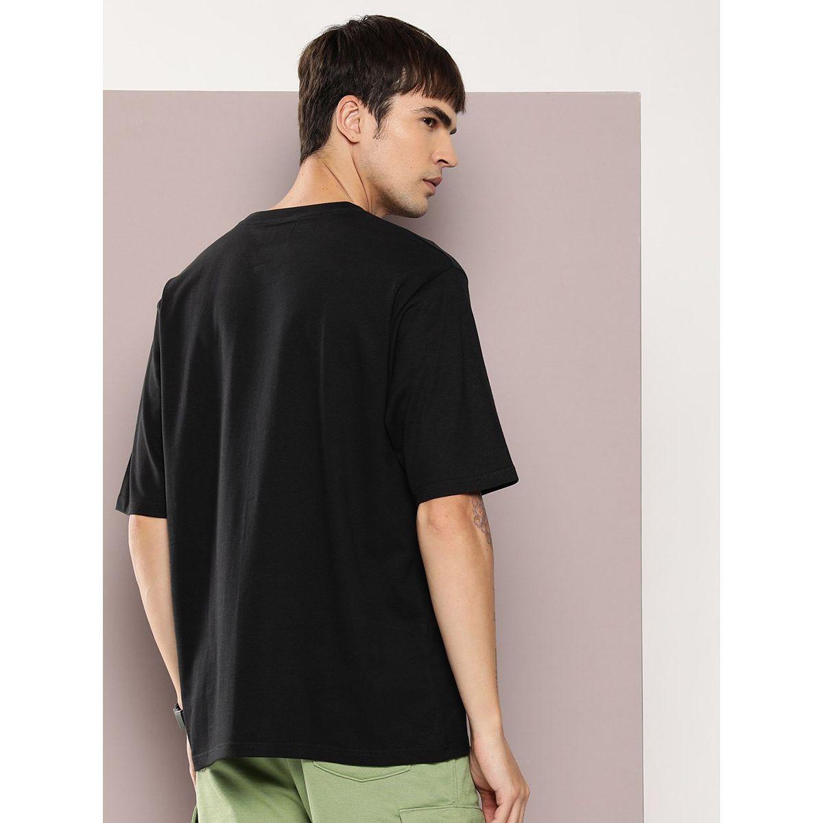 تيشيرت فضفاض مطبع بطبعة جرافيك ديلينجر × ستايلي-men-clothing-tshirtsandpolos-tshirts-image-3