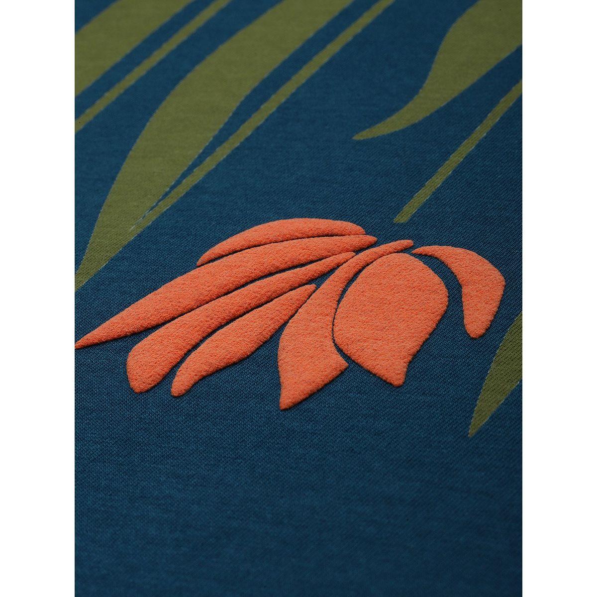 Dillinger X Styli  Flower Graphic Print Oversized T-Shirt-men-clothing-tshirtsandpolos-tshirts-image-2
