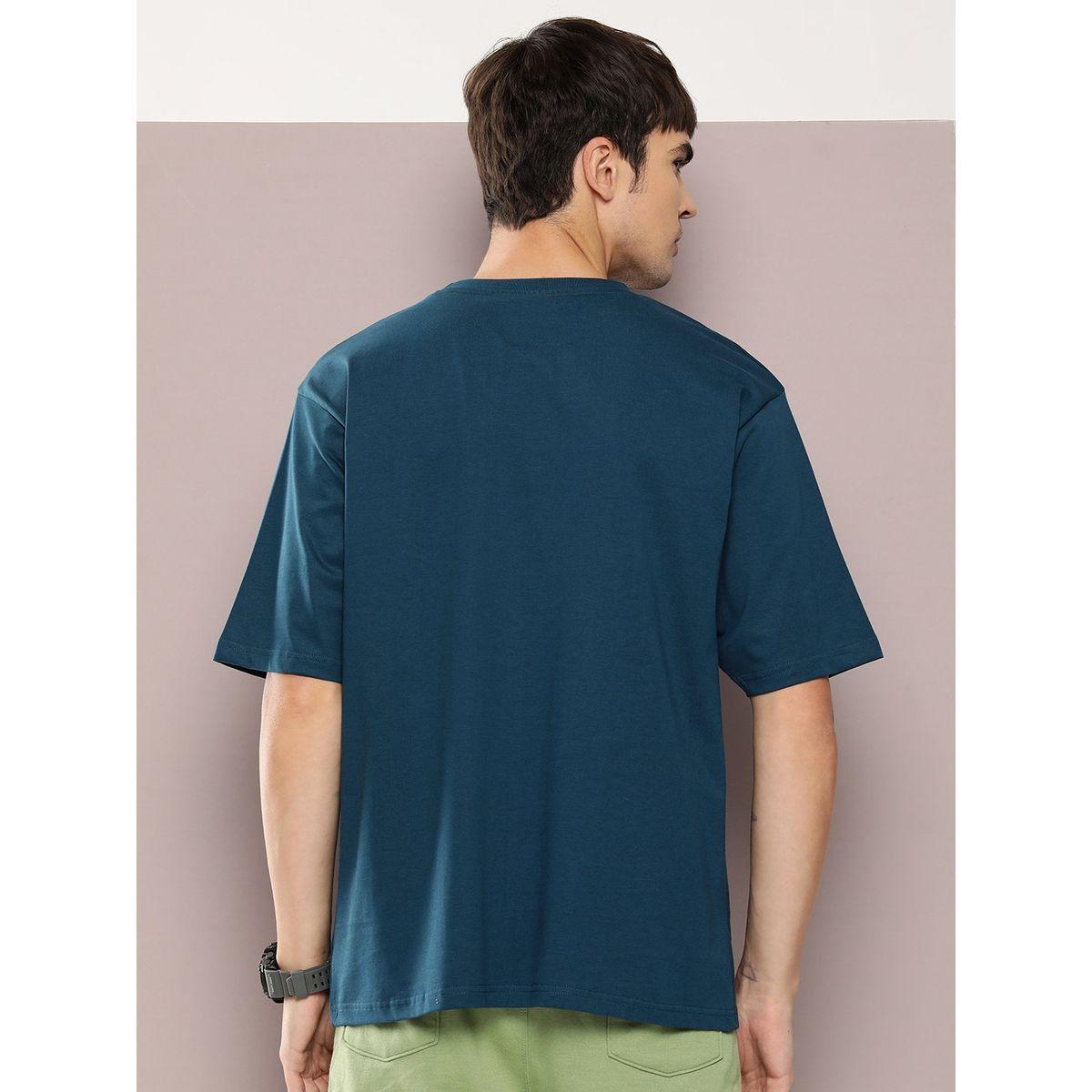 Dillinger X Styli  Flower Graphic Print Oversized T-Shirt-men-clothing-tshirtsandpolos-tshirts-image-4