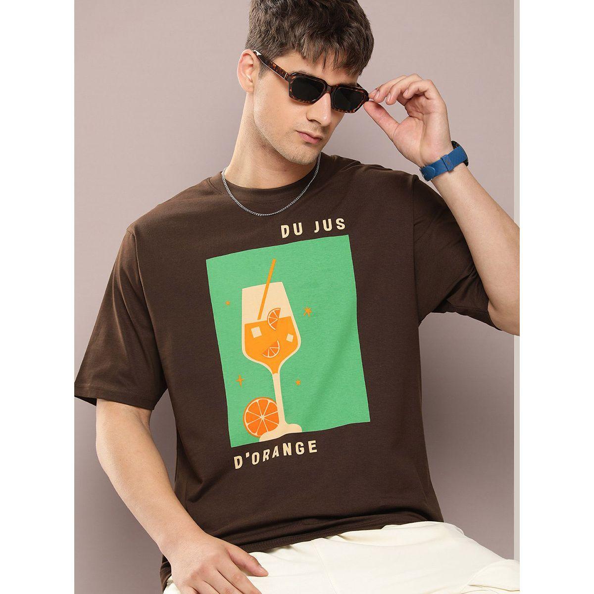 تيشيرت فضفاض مطبع بطبعة جرافيك ديلينجر × ستايلي-men-clothing-tshirtsandpolos-tshirts-image-1