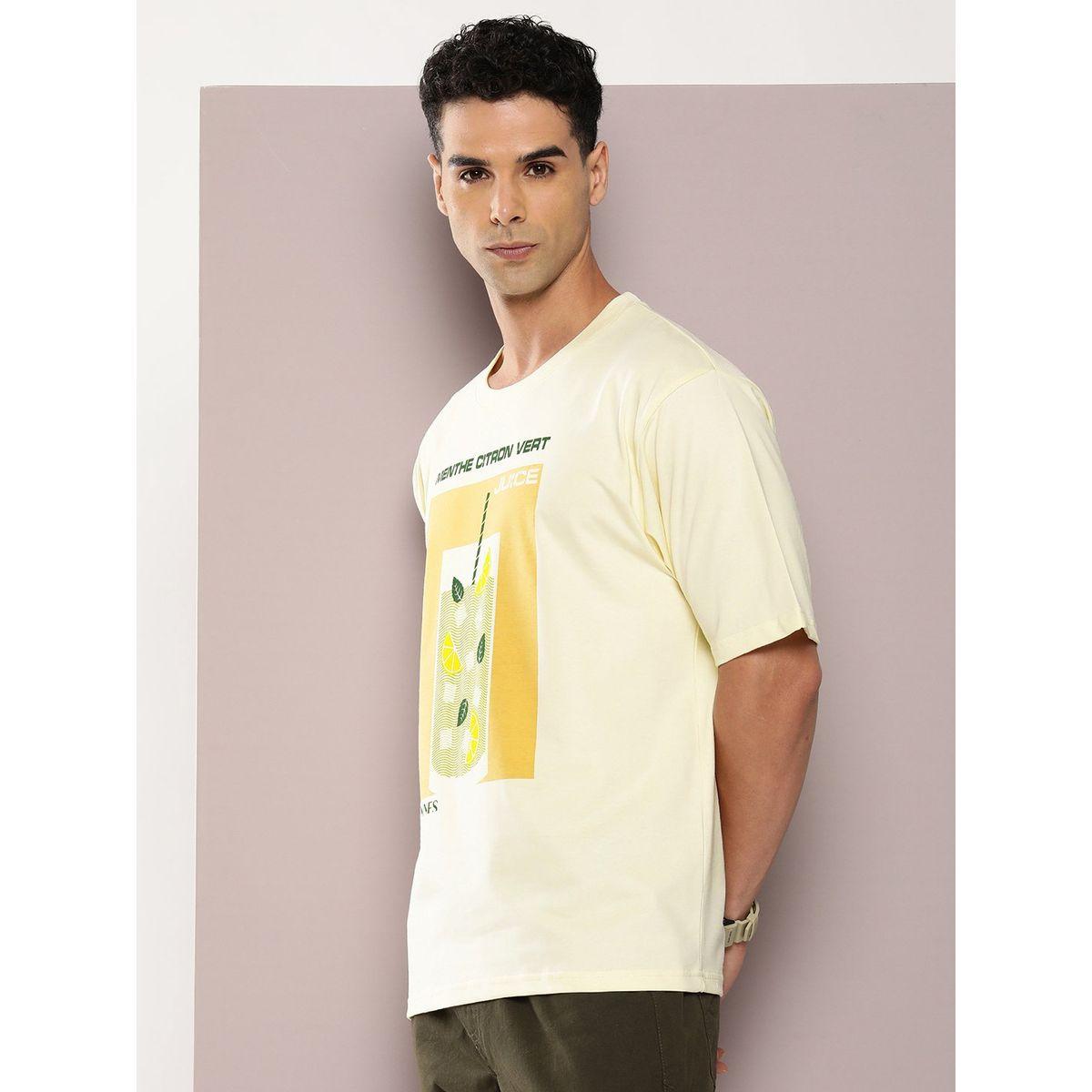 تيشيرت فضفاض مطبع بطبعة جرافيك ديلينجر × ستايلي-men-clothing-tshirtsandpolos-tshirts-image-1