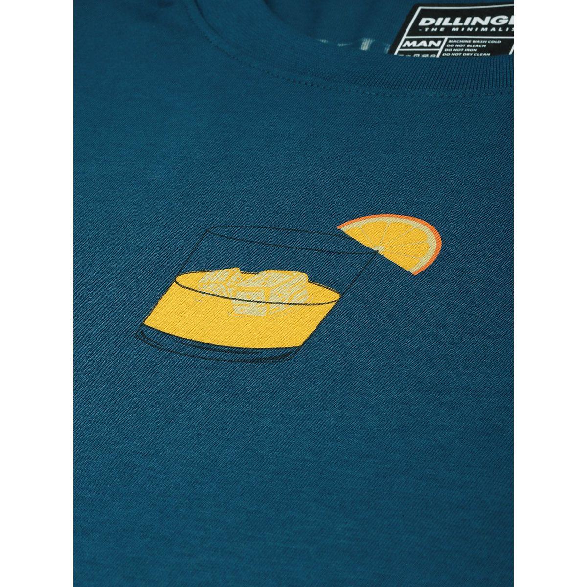 تيشيرت فضفاض مطبع بطبعة جرافيك ديلينجر × ستايلي-men-clothing-tshirtsandpolos-tshirts-image-2