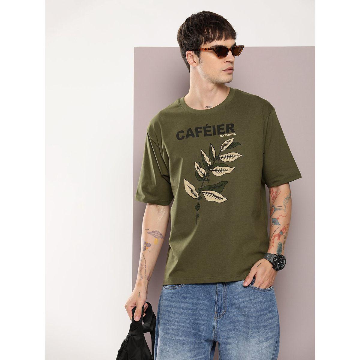 تيشيرت فضفاض مطبع بطبعة جرافيك ديلينجر × ستايلي-men-clothing-tshirtsandpolos-tshirts-image-1