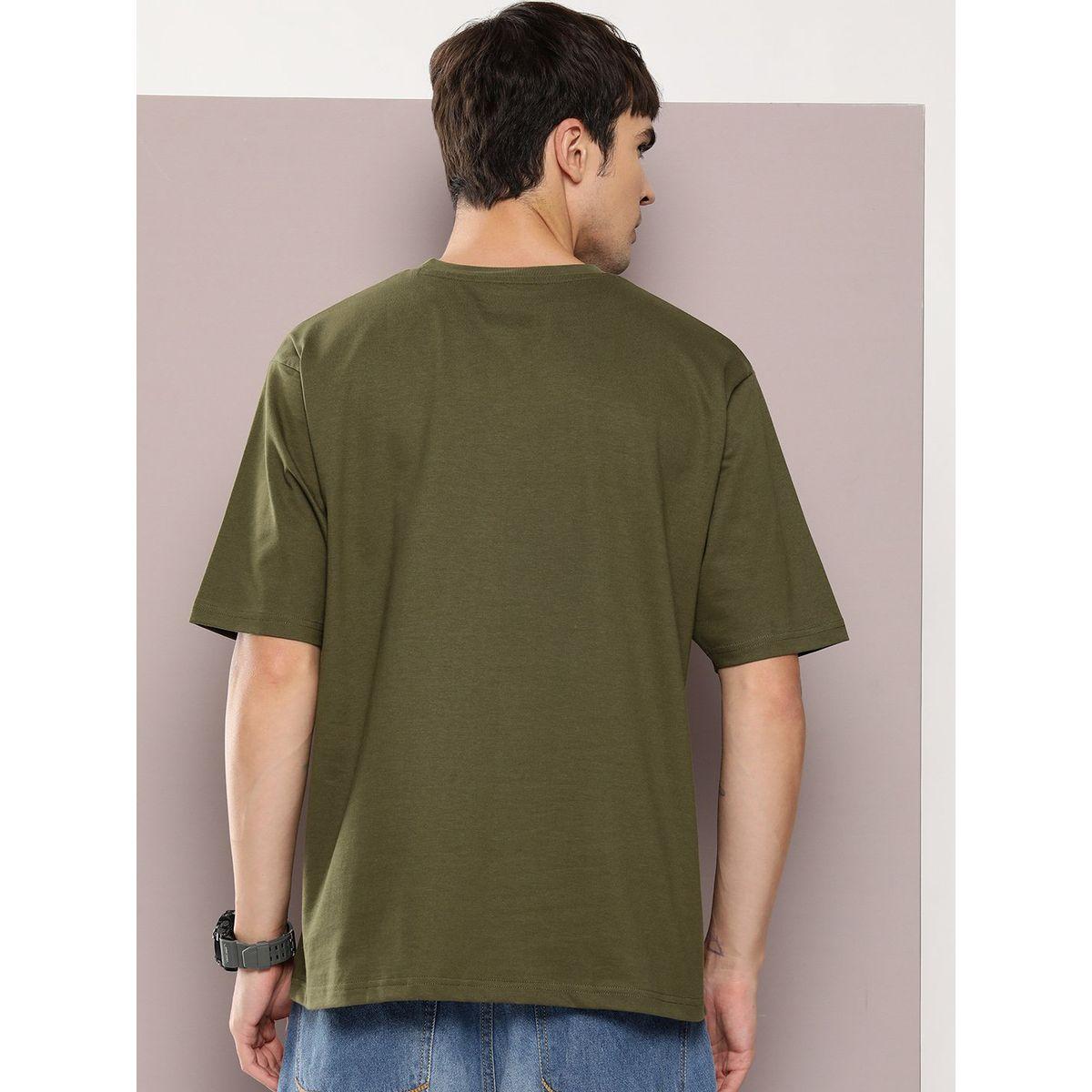 تيشيرت فضفاض مطبع بطبعة جرافيك ديلينجر × ستايلي-men-clothing-tshirtsandpolos-tshirts-image-3