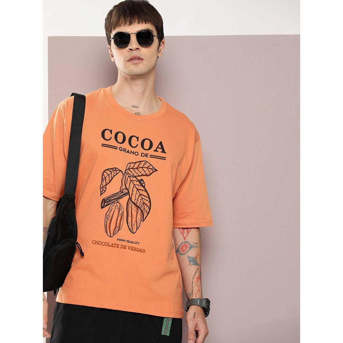 Dillinger X Styli  Cocoa Graphic Print Oversized T-Shirt-men-clothing-tshirtsandpolos-tshirts-image-1