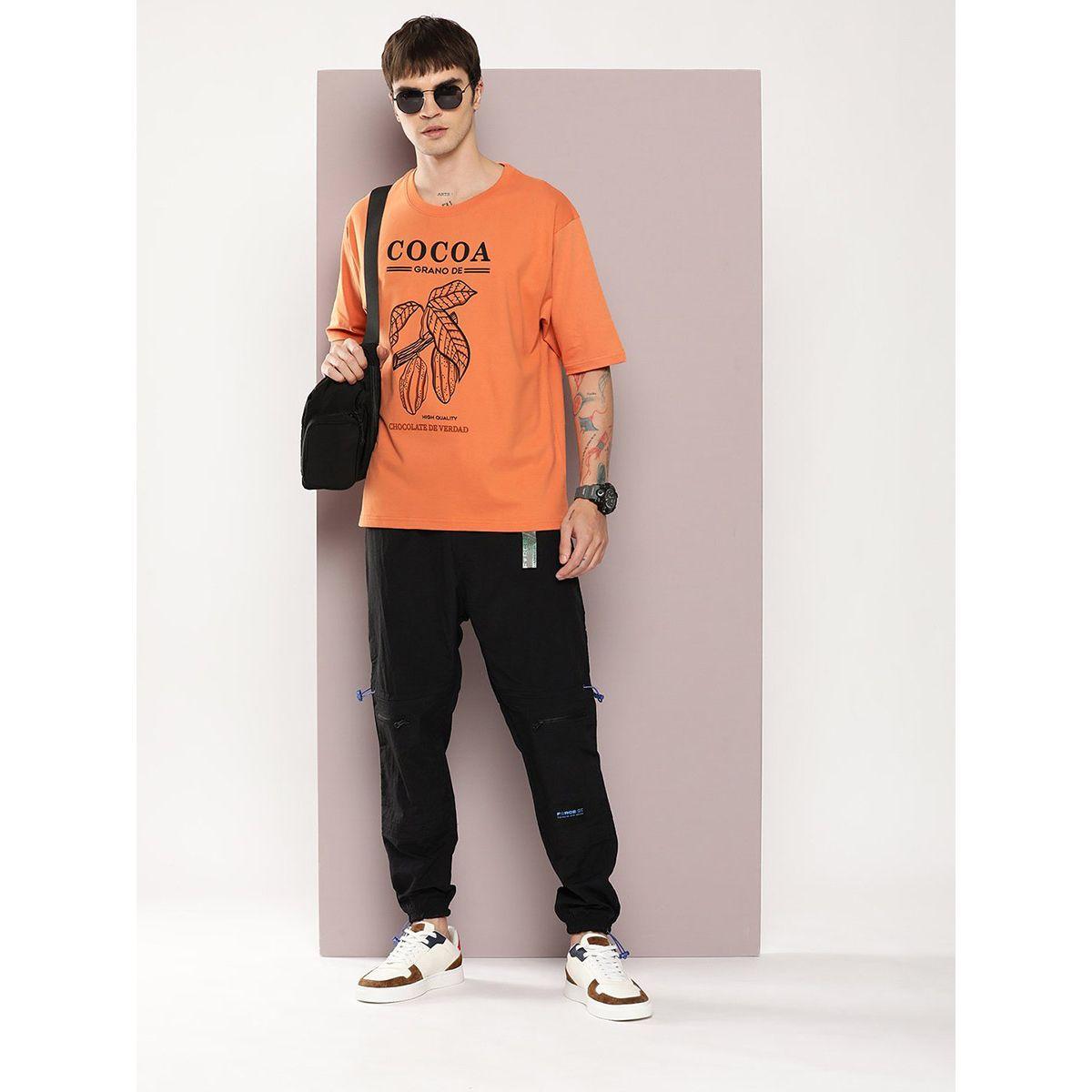 Dillinger X Styli  Cocoa Graphic Print Oversized T-Shirt-men-clothing-tshirtsandpolos-tshirts-image-4