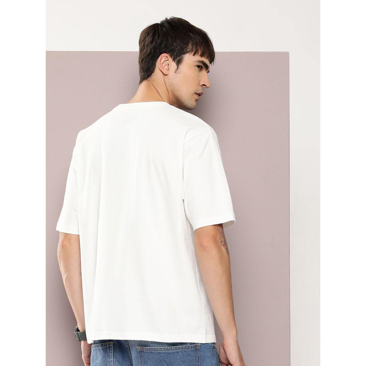 تيشيرت فضفاض مطبع بطبعة جرافيك ديلينجر × ستايلي-men-clothing-tshirtsandpolos-tshirts-image-3
