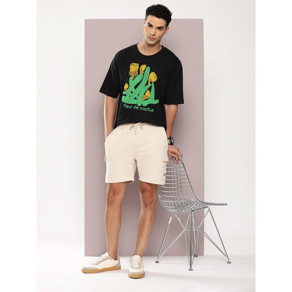 تيشيرت فضفاض مطبع بطبعة جرافيك ديلينجر × ستايلي-men-clothing-tshirtsandpolos-tshirts-image-4
