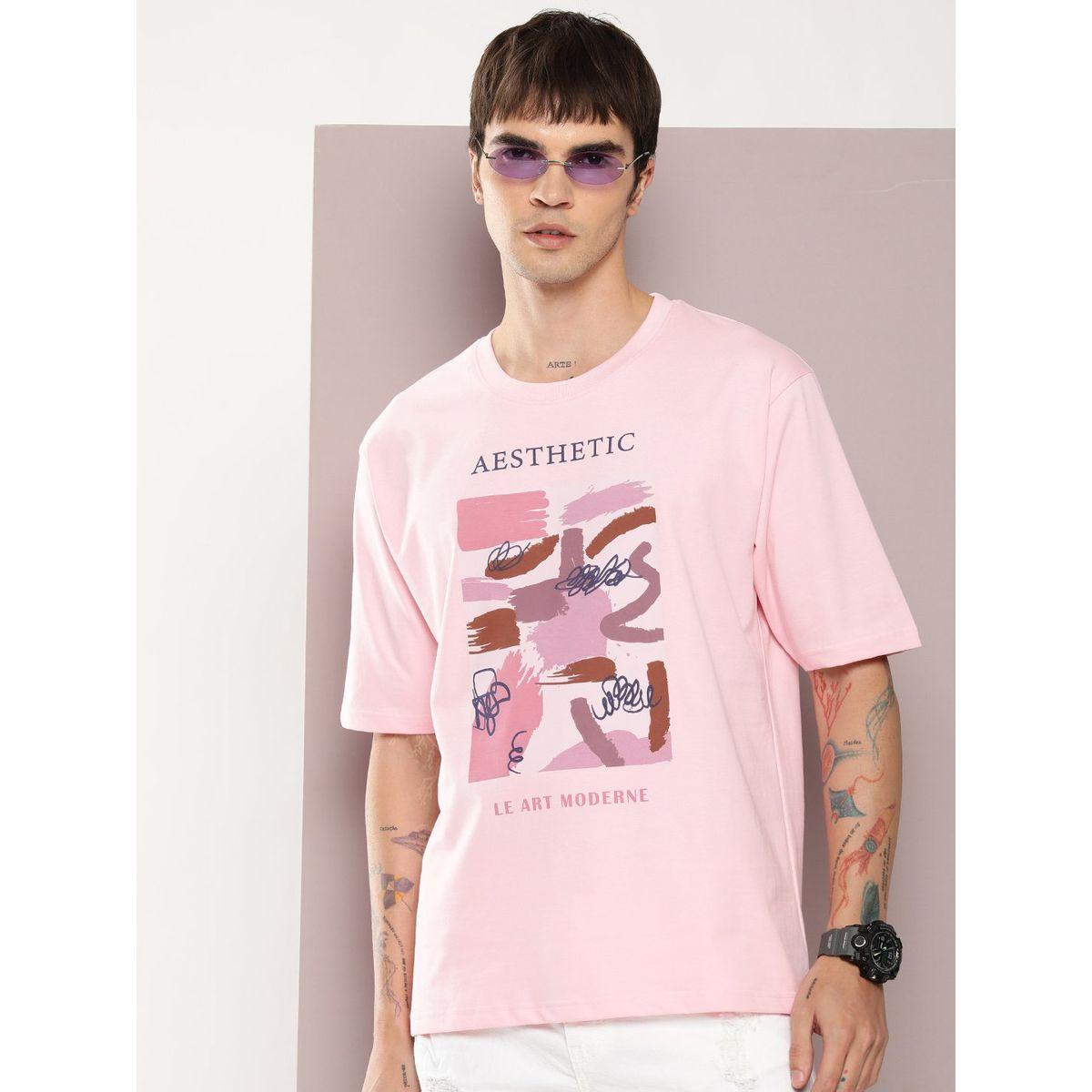 تيشيرت فضفاض مطبع بطبعة جرافيك ديلينجر × ستايلي-men-clothing-tshirtsandpolos-tshirts-image-1