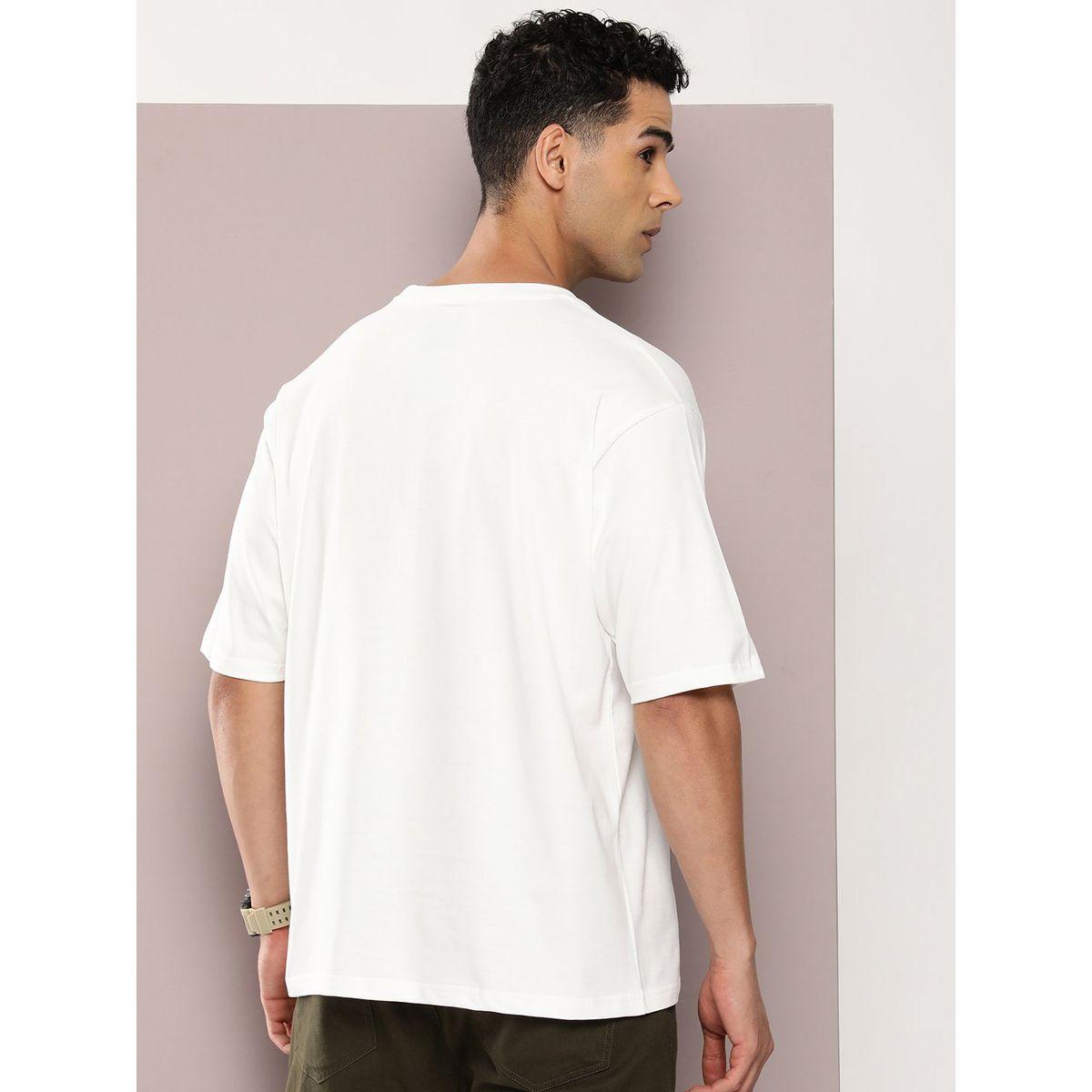 تيشيرت فضفاض مطبع بطبعة جرافيك ديلينجر × ستايلي-men-clothing-tshirtsandpolos-tshirts-image-3